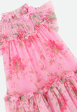 Marigold Flower Dress Begonia Pink