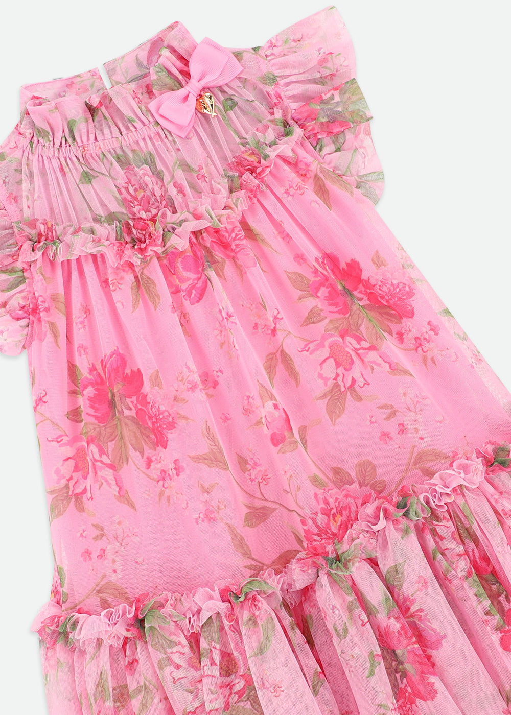 Marigold Flower Dress Begonia Pink