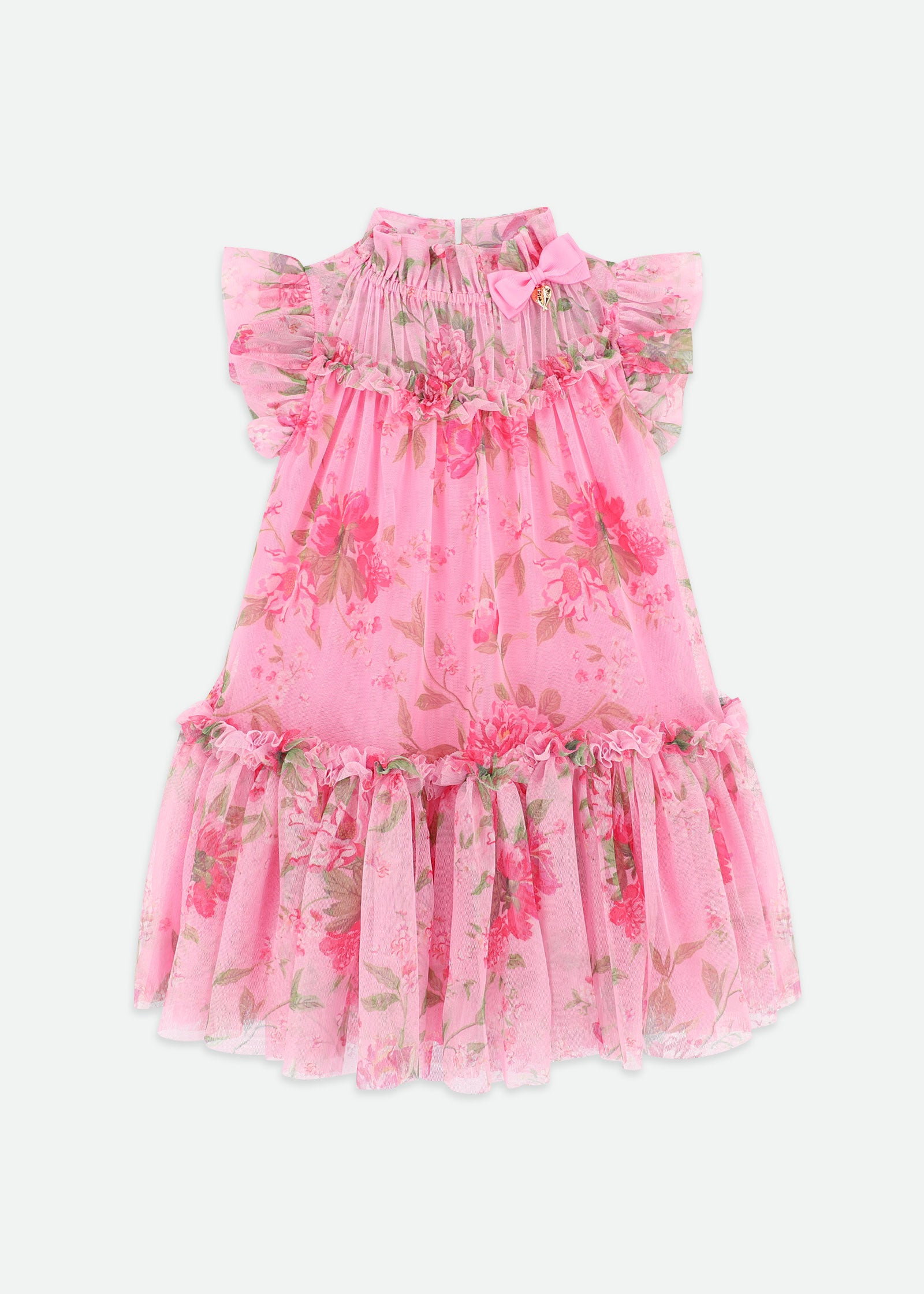 Marigold Flower Dress Begonia Pink