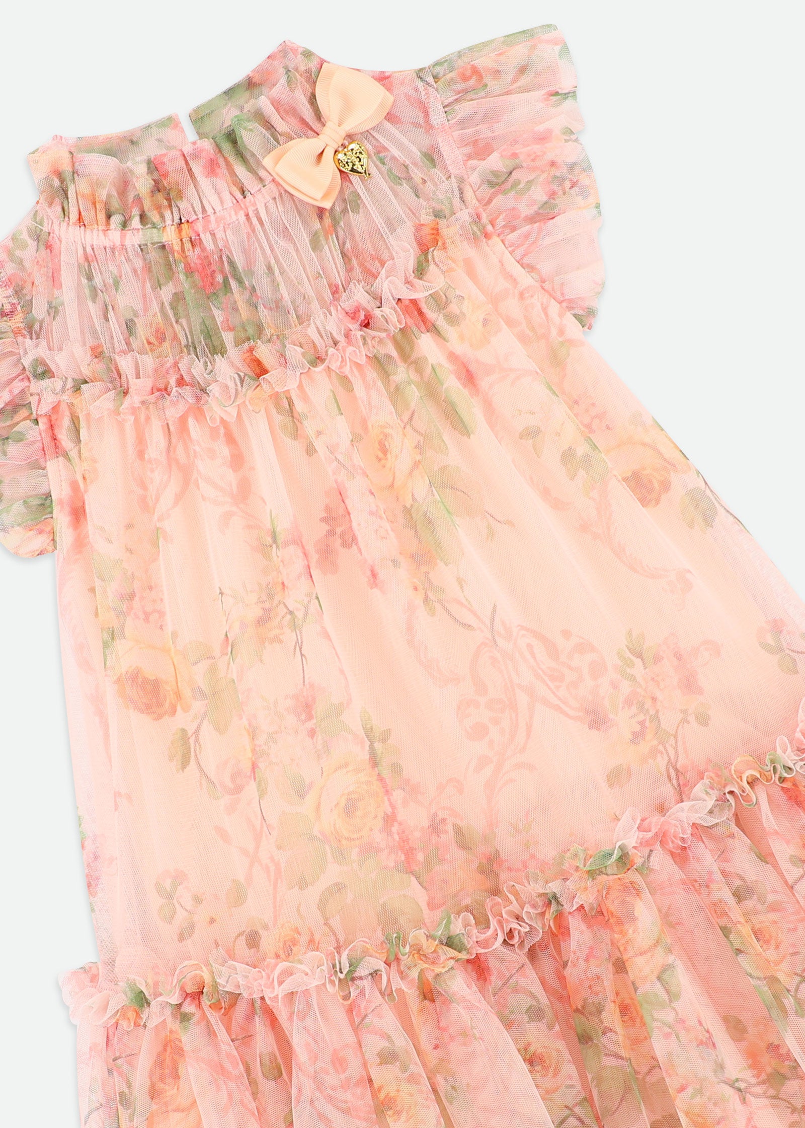 Marigold Primrose Dress Peach