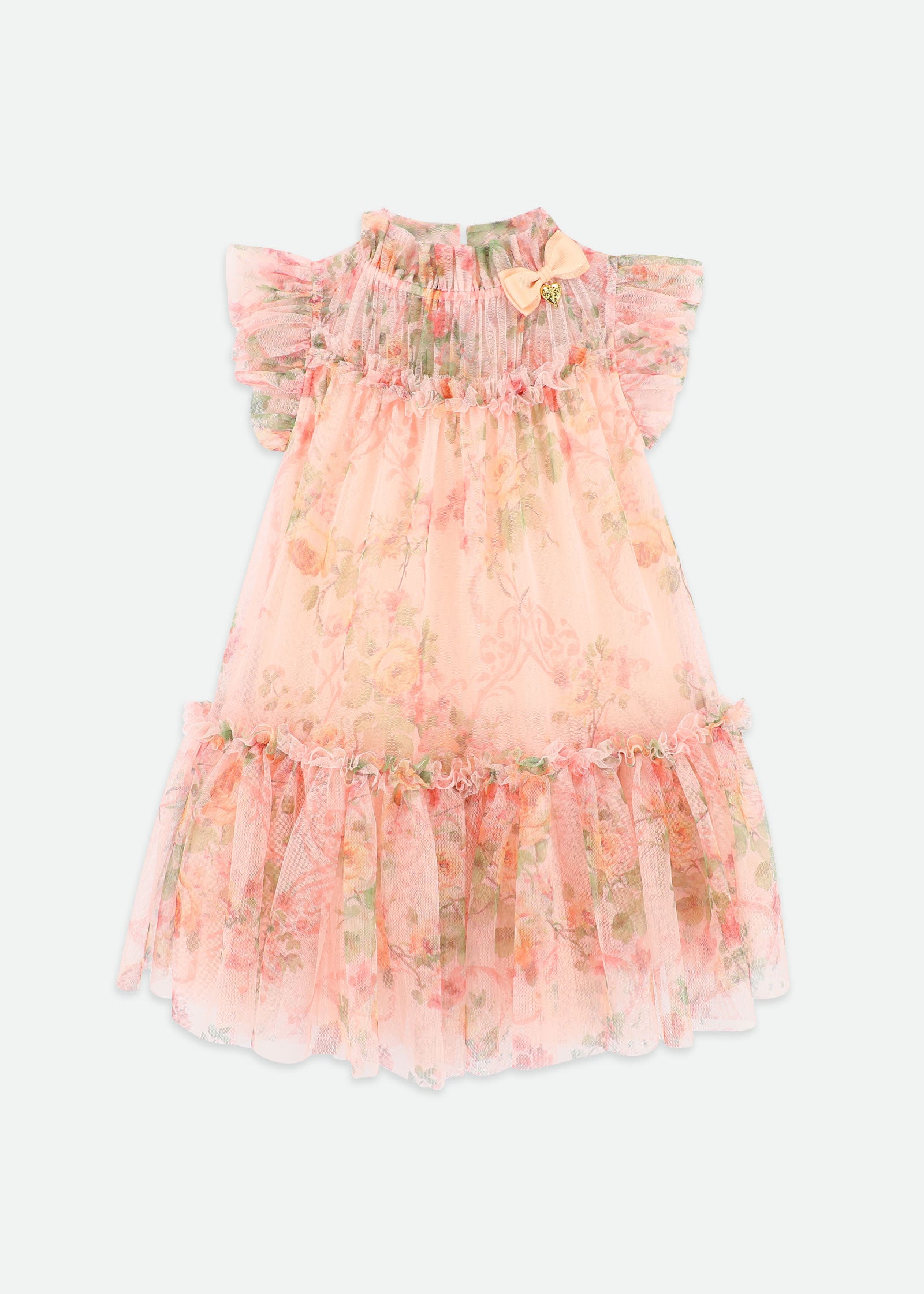 Marigold Primrose Dress Peach