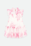 Marigold Roses Dress Snowdrop Pink