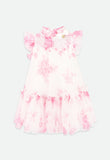 Marigold Roses Dress Snowdrop Pink