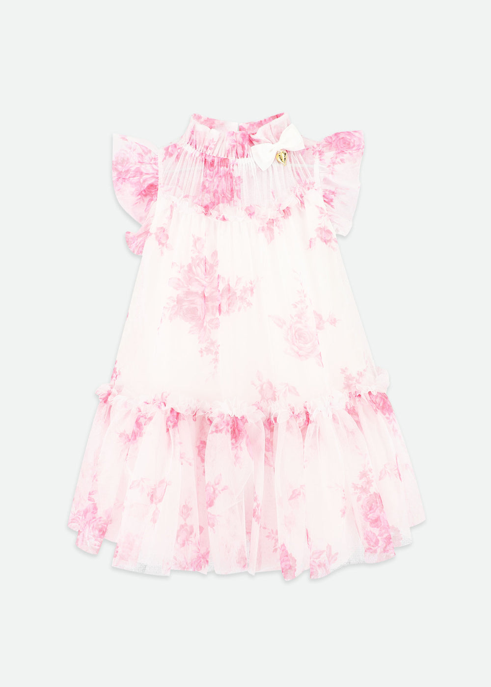 Marigold Roses Dress Snowdrop Pink