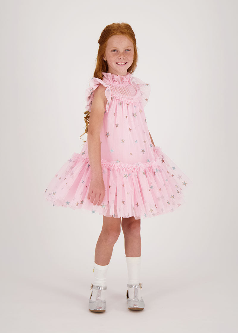 Marigold Star Dress Pink