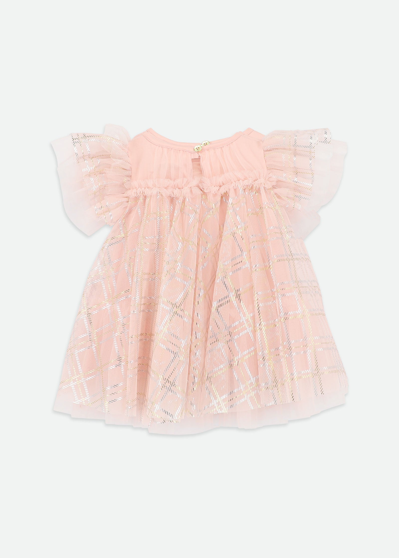 Marlowe Bias Check Baby Dress Sweet Blush