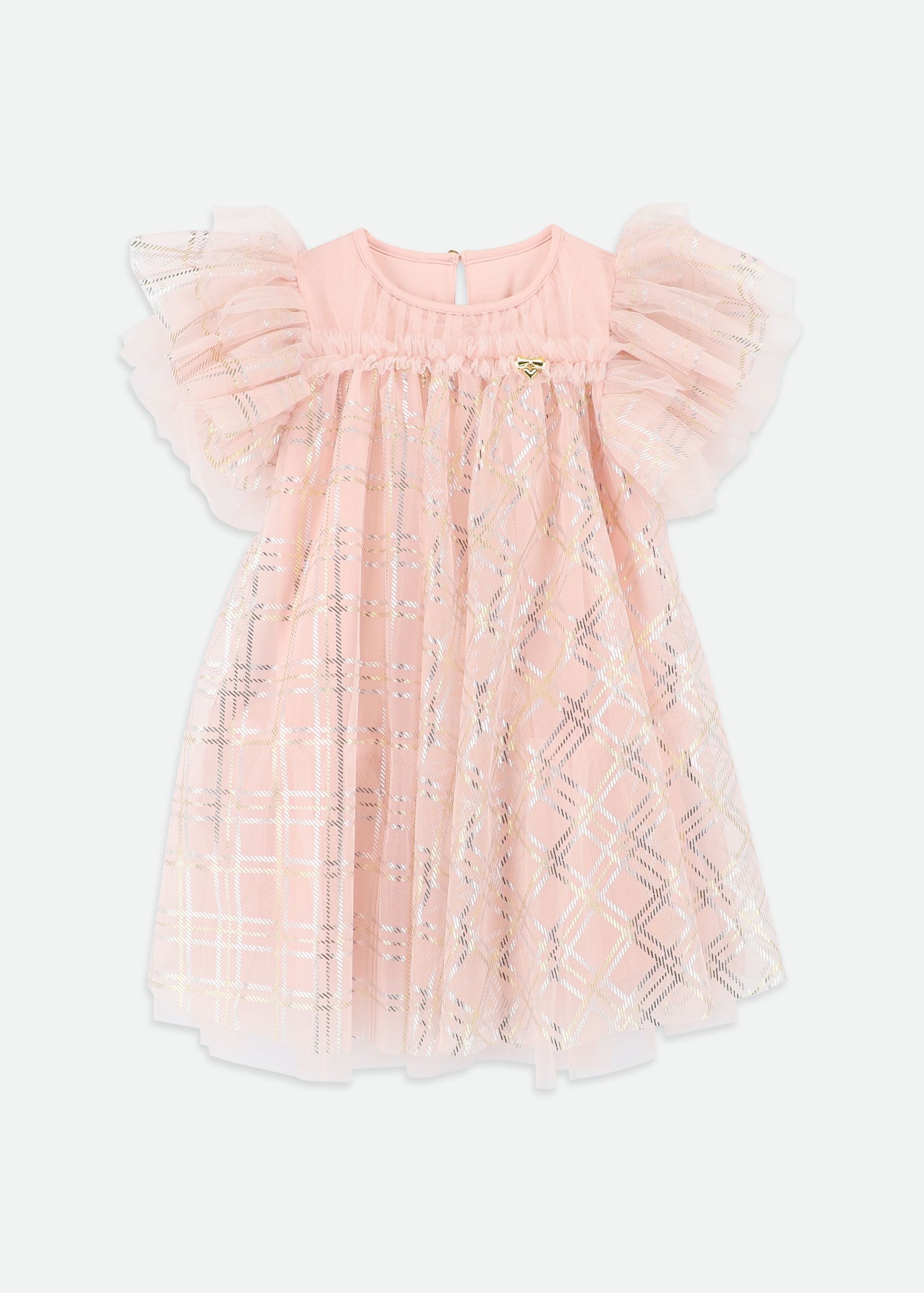 Marlowe Bias Check Dress Sweet Blush