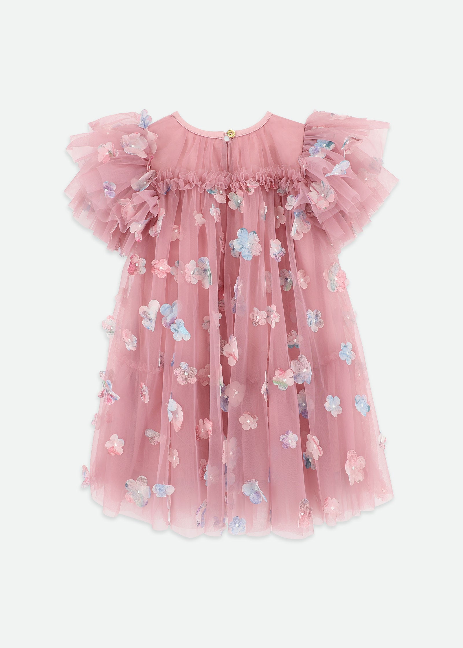Marlowe Petal Tulle Dress Lilac Rose
