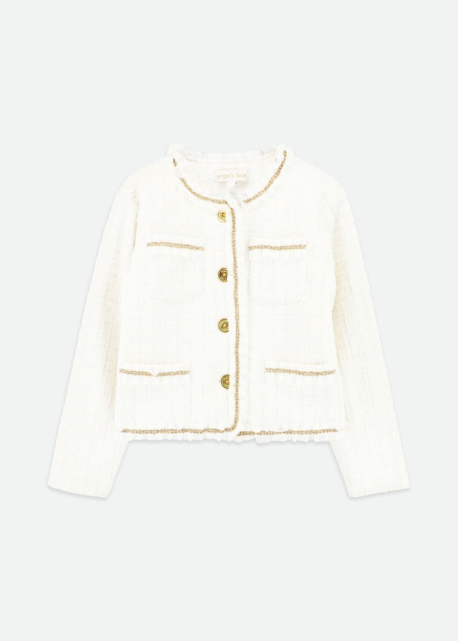 Mary Tweed Jacket Snowdrop