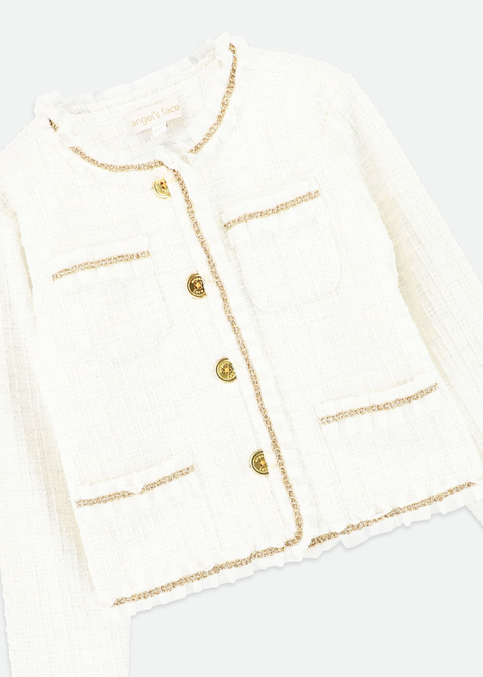 Mary Tweed Jacket Snowdrop