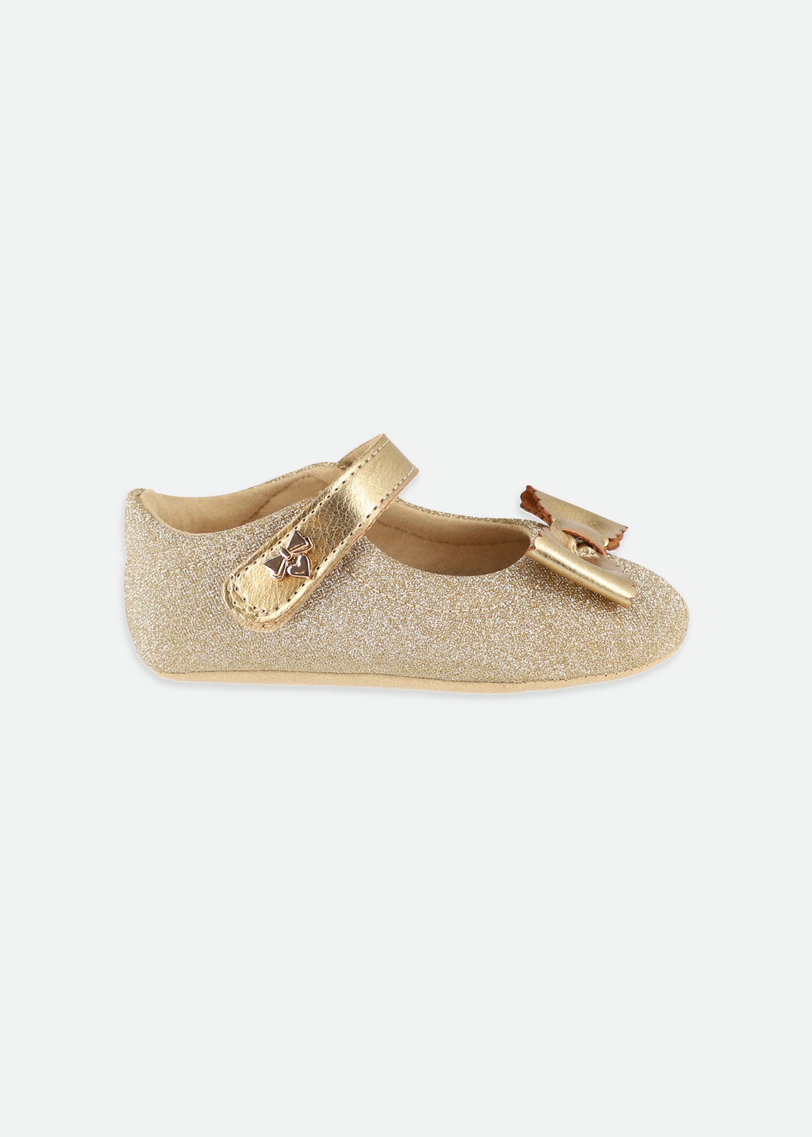 Maxine Glitter Baby Shoe Gold