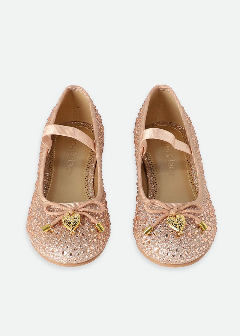 Maya Crystal Pumps Rose Gold