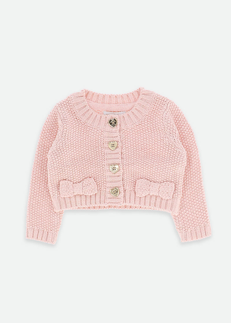 Mckay Baby Cardigan Blush Pink