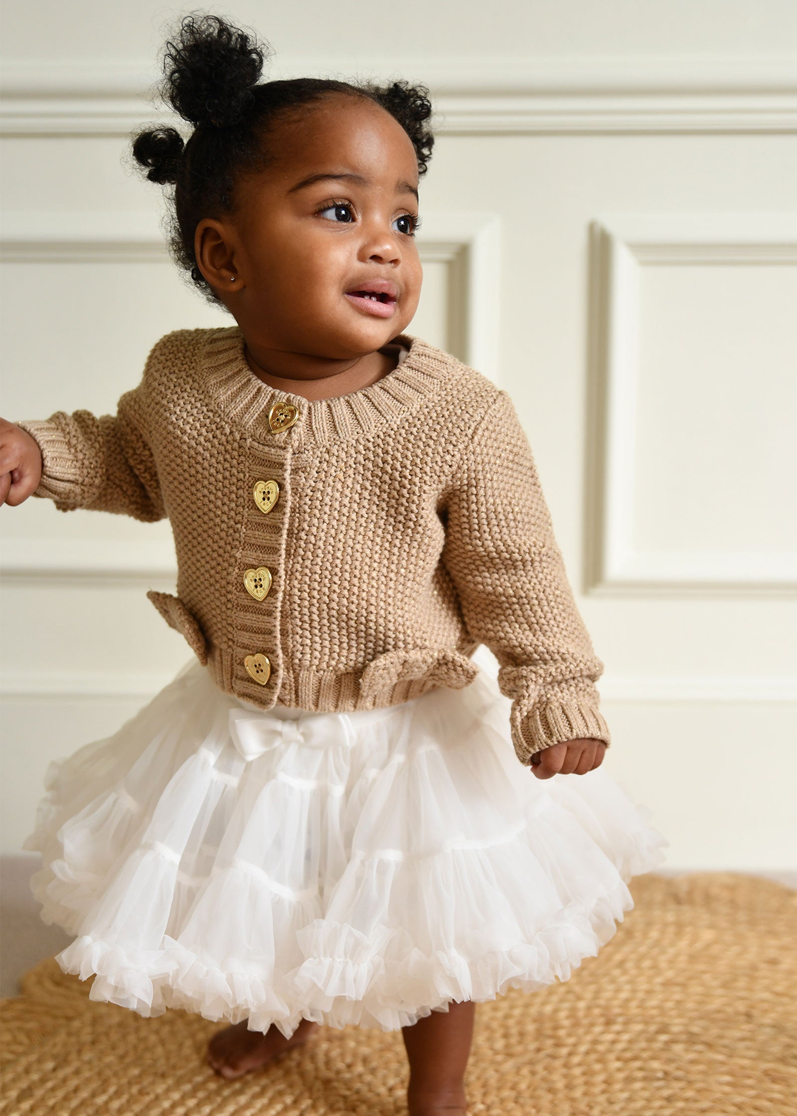 Mckay Baby Cardigan Sand