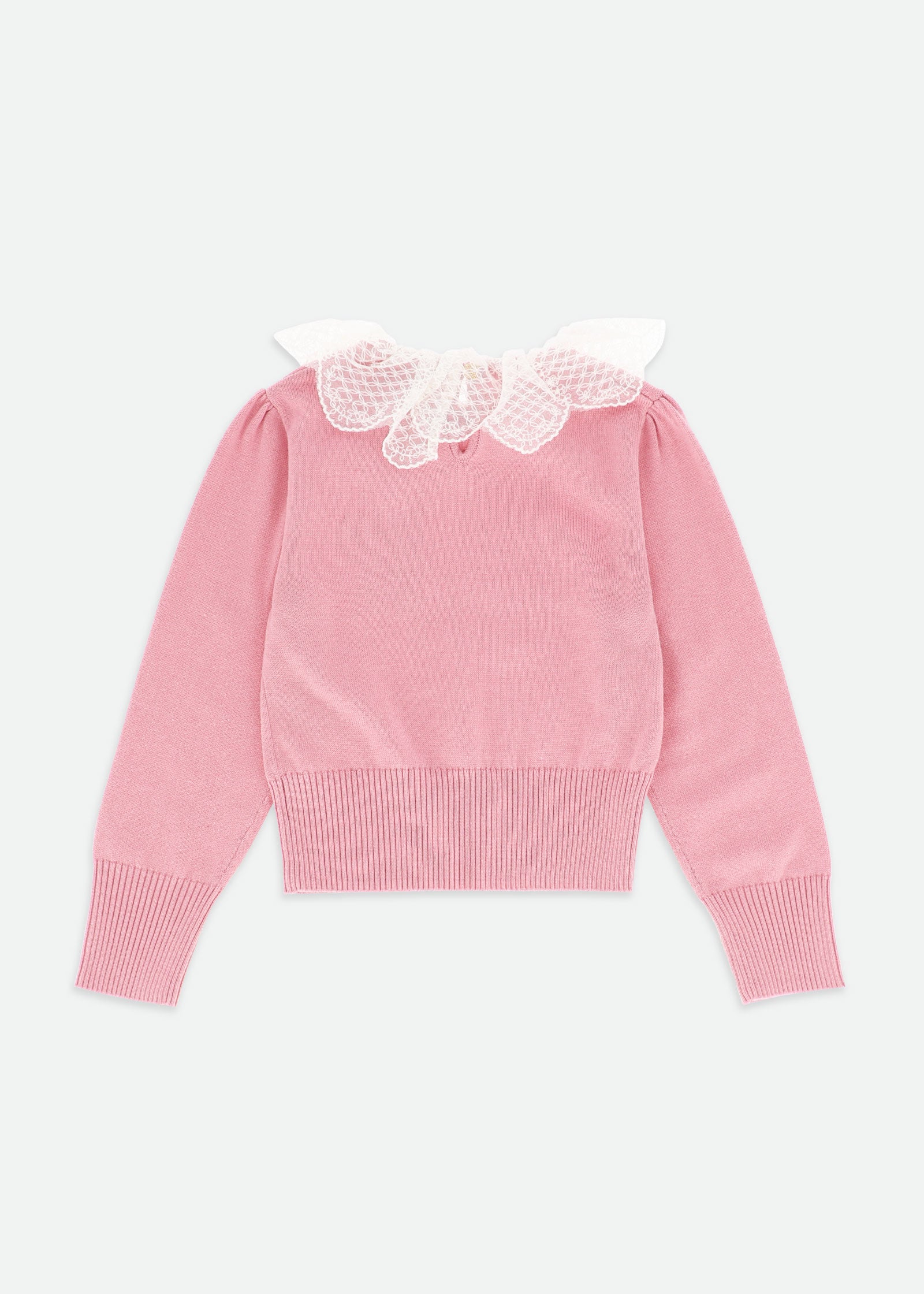 Meg Lace Collar Jumper Tea Rose Angel s Face