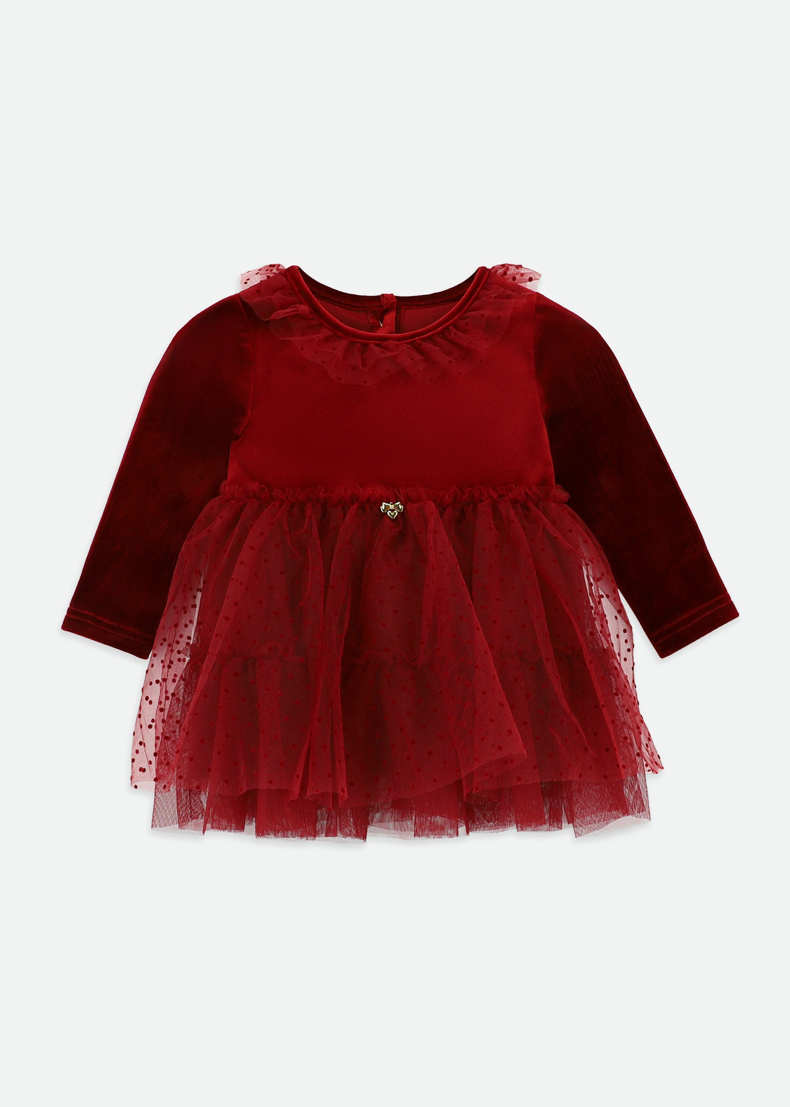 Micha Velveteen Baby Dress Port