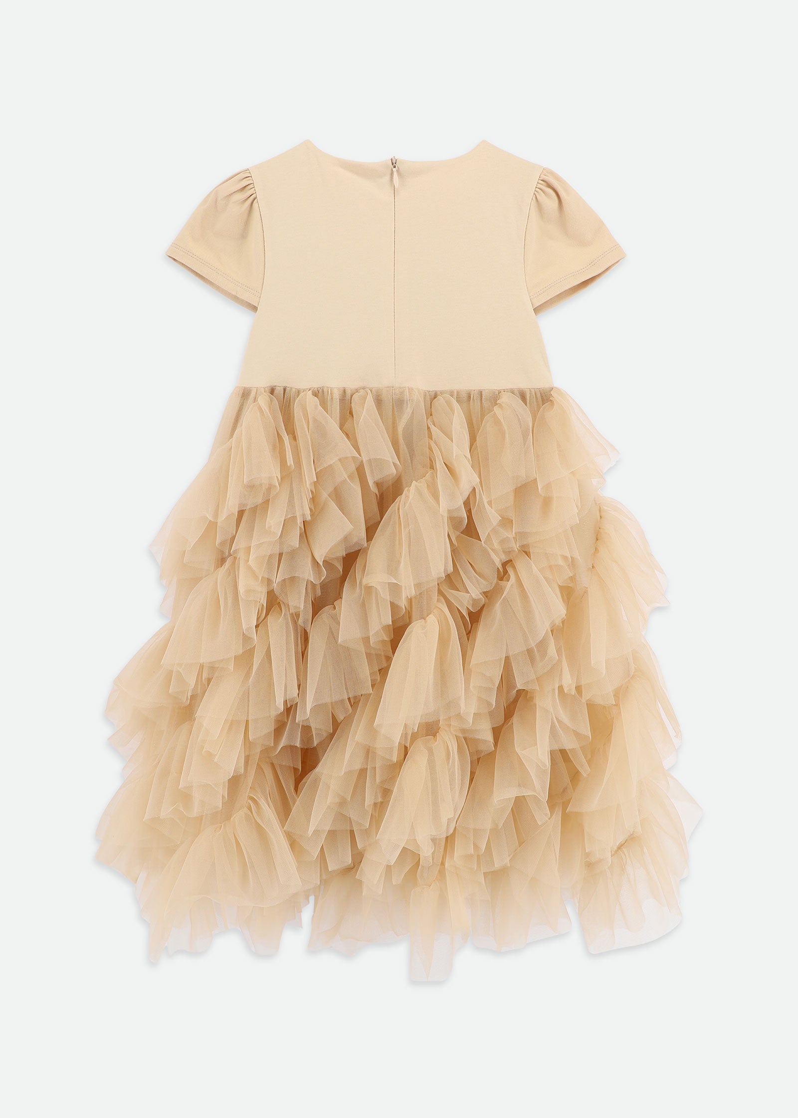 Mille Feuille Dress Sand