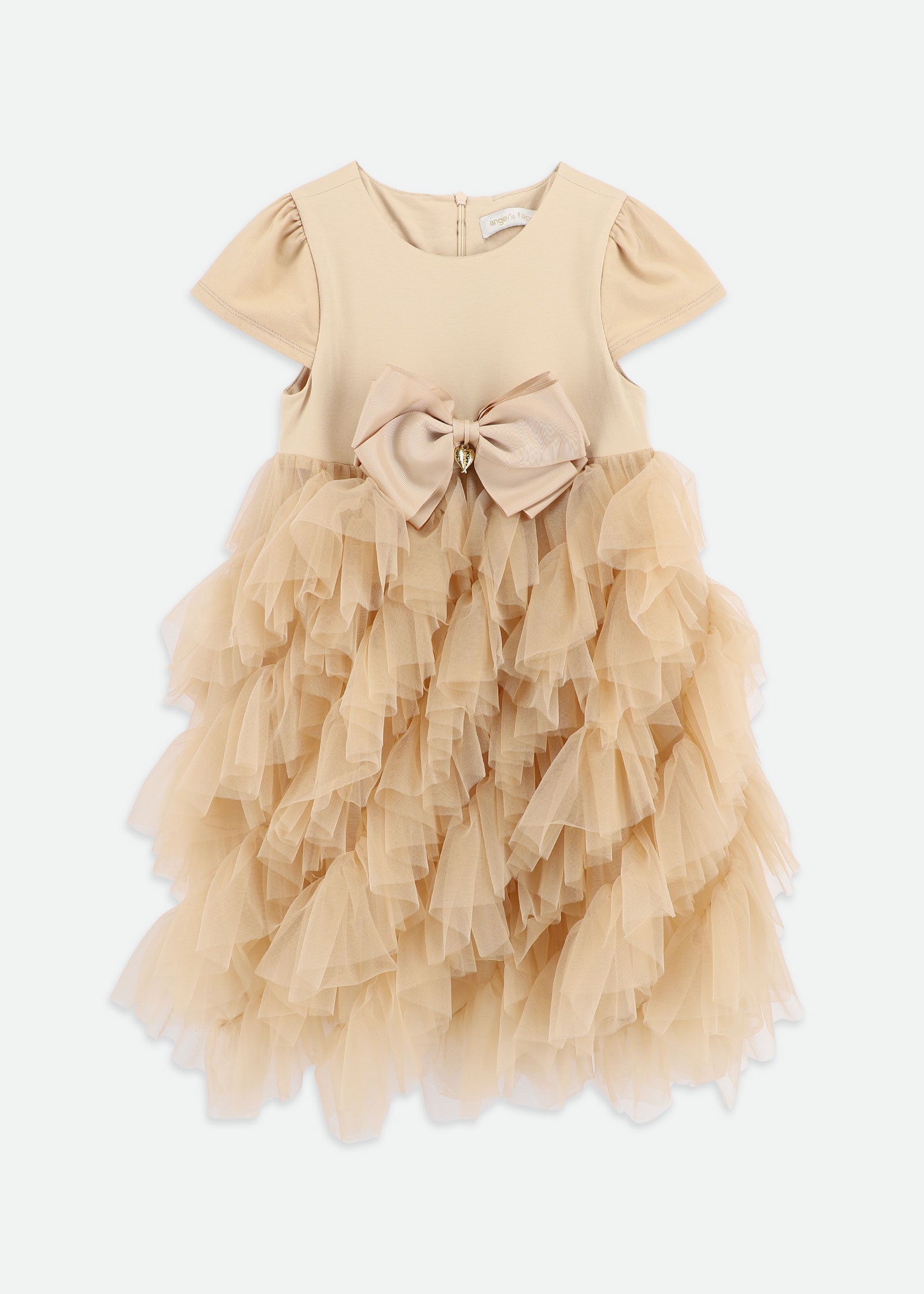 Mille Feuille Dress Sand