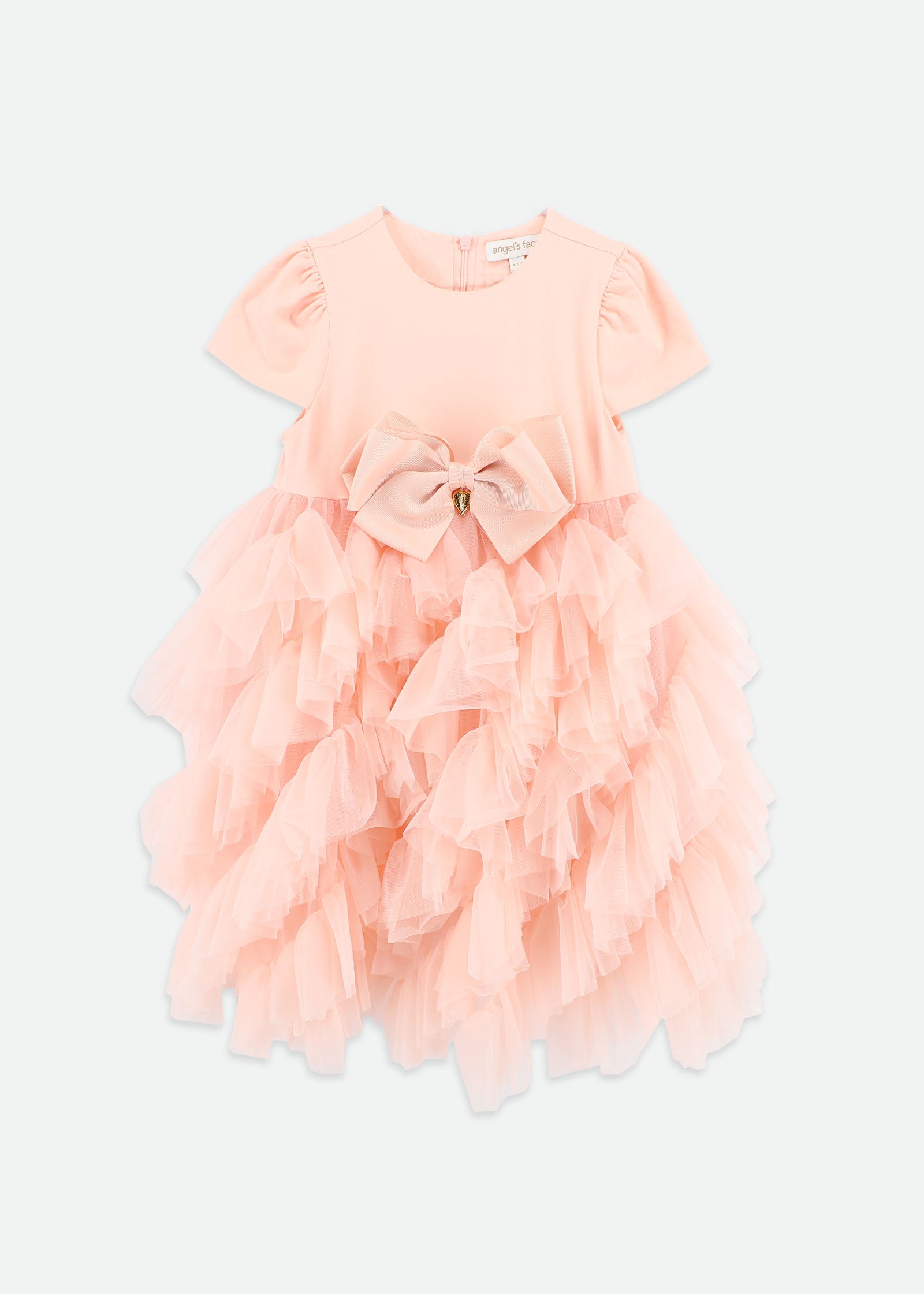 Mille Feuille Dress Peach