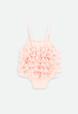 Minnow Sparkle Baby Swimsuit Pale Pink