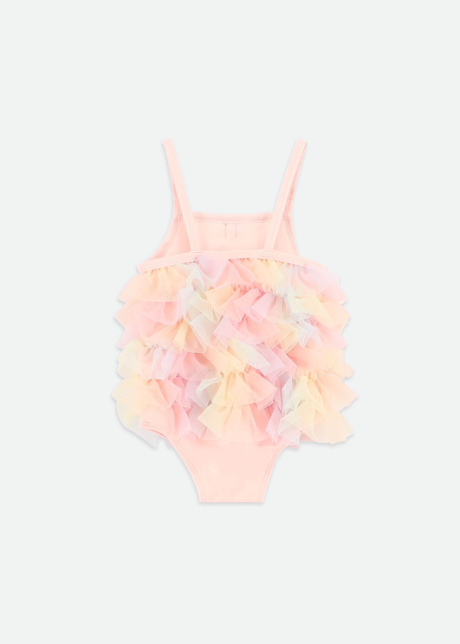 Minnow Rainbow Swimsuit Pale Pink