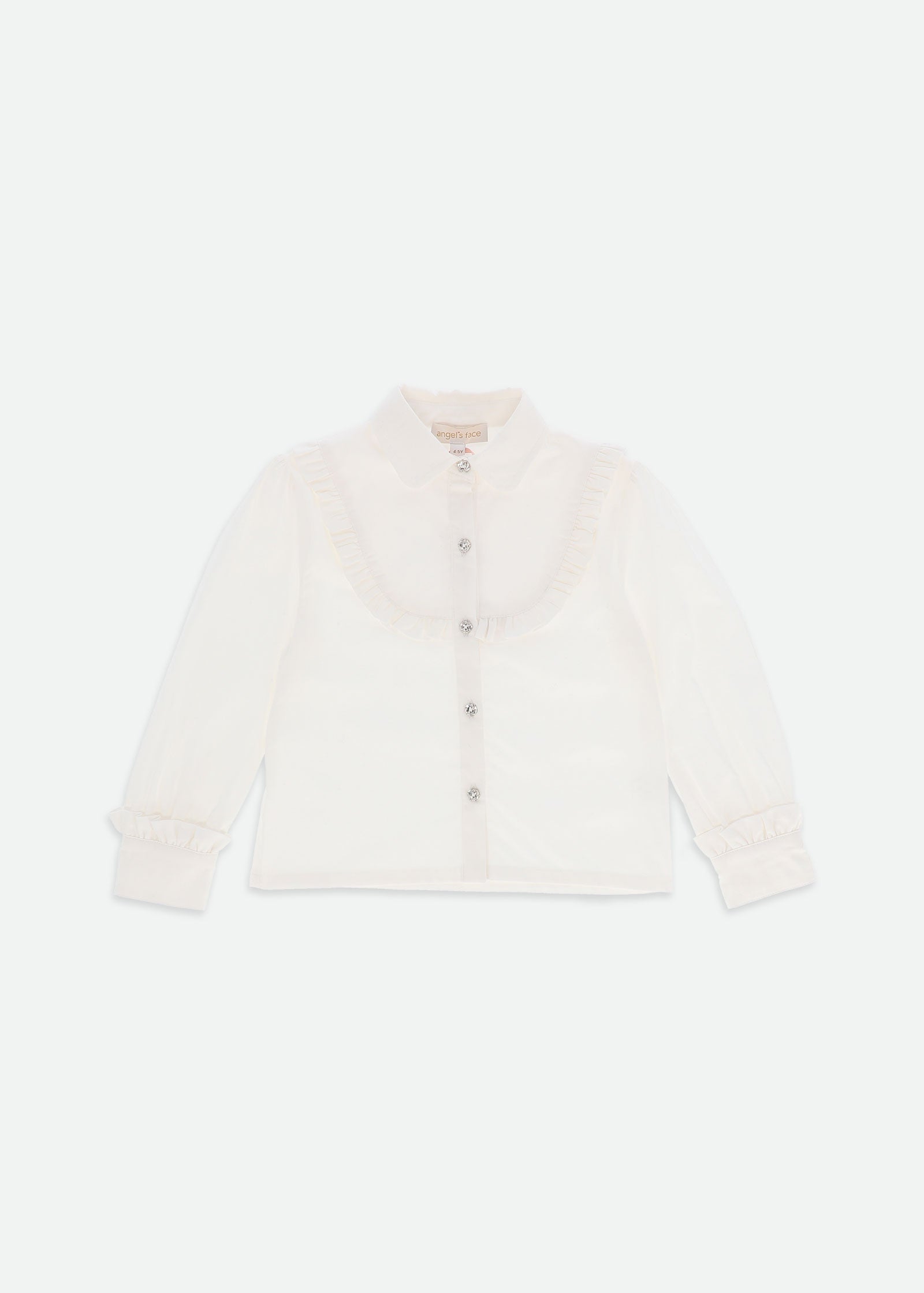 Mira Frill Detail Blouse Snowdrop