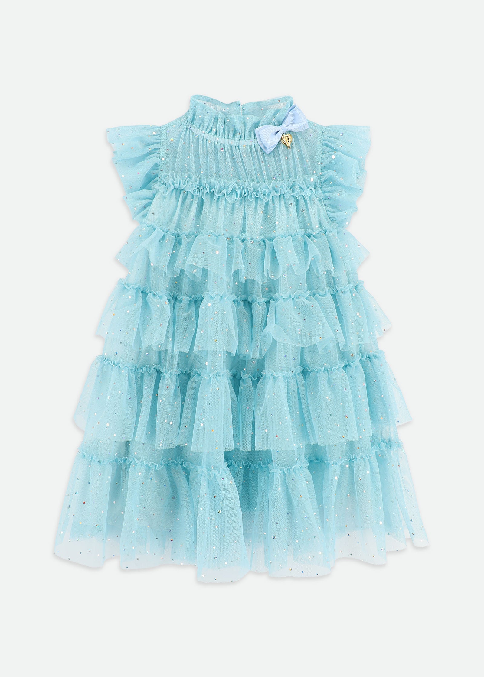 Mitzi Sparkle Dress Porcelain Blue