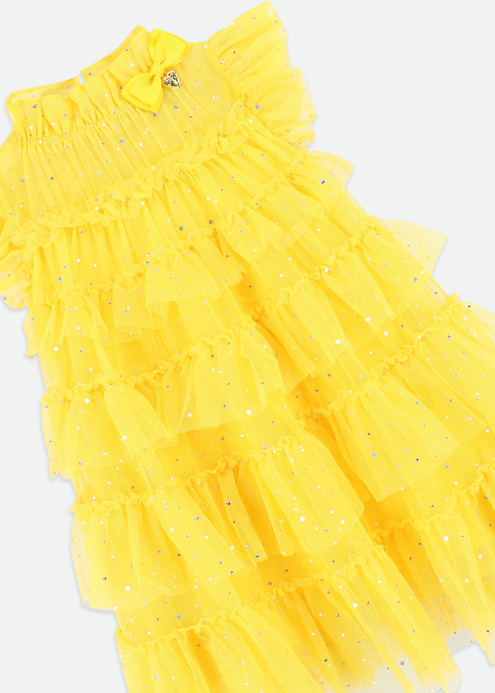 Mitzi Sparkle Tiered Dress Dandelion