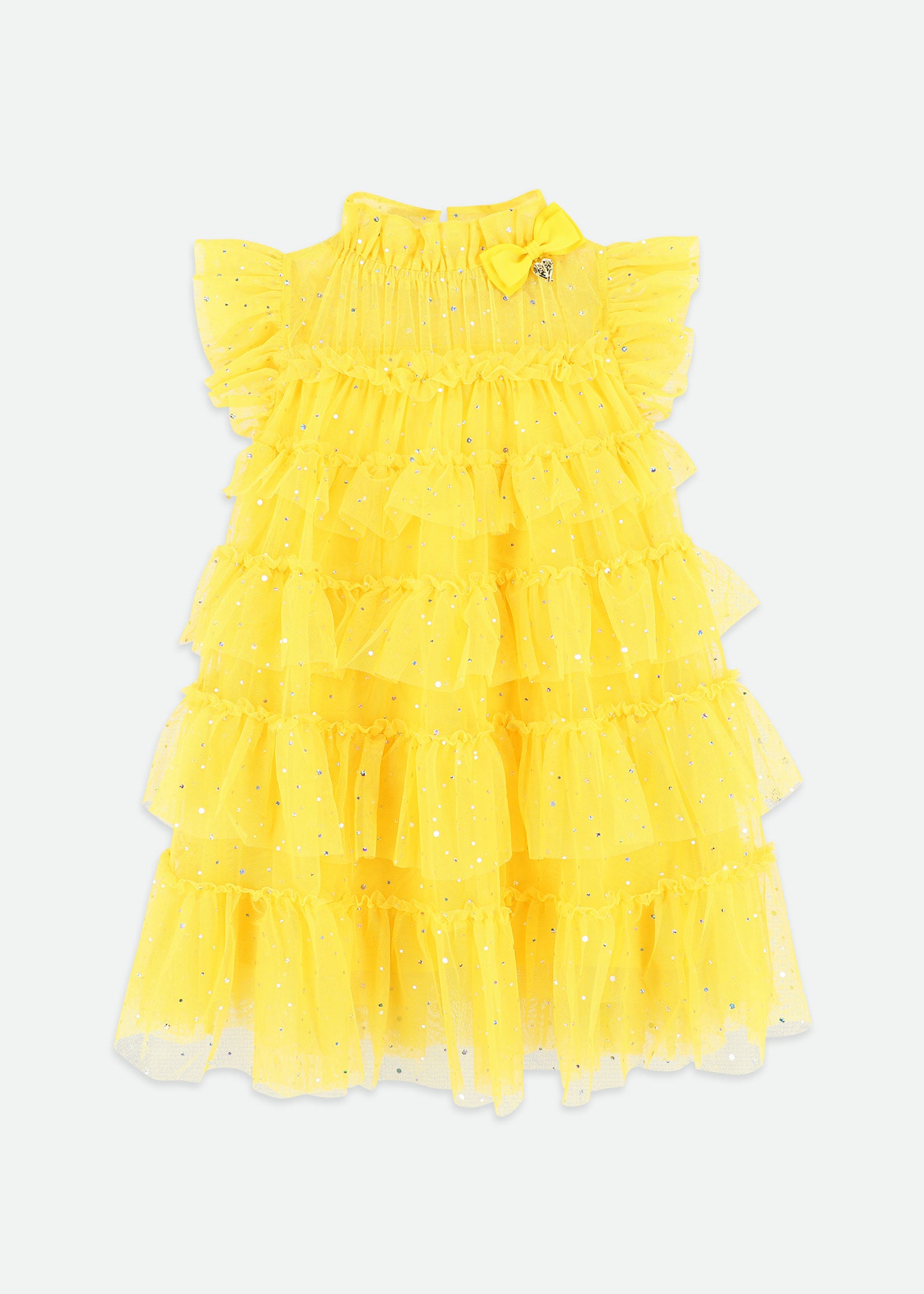 Mitzi Sparkle Tiered Dress Dandelion