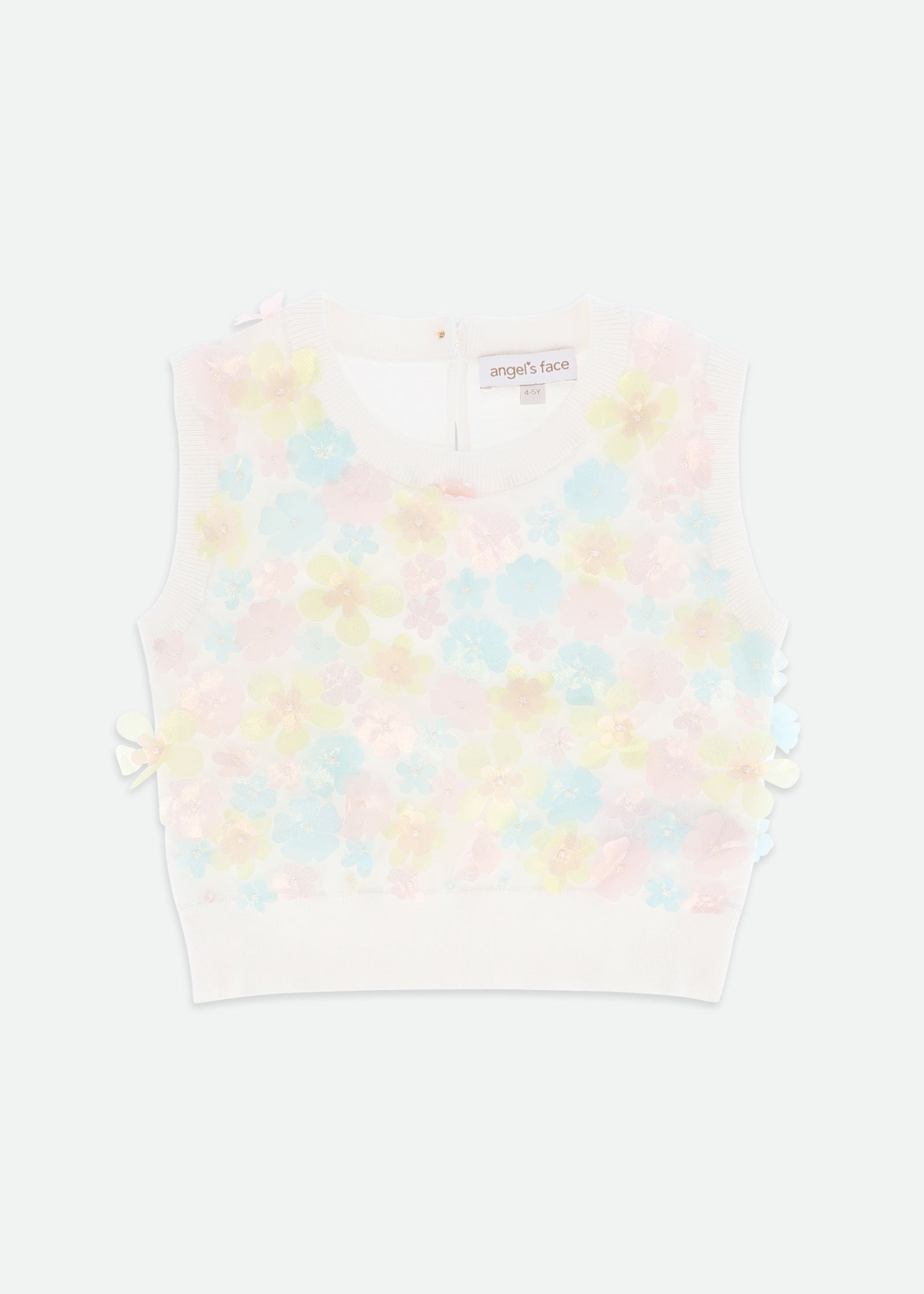 Morag Multi Flower Knitted Top Multi