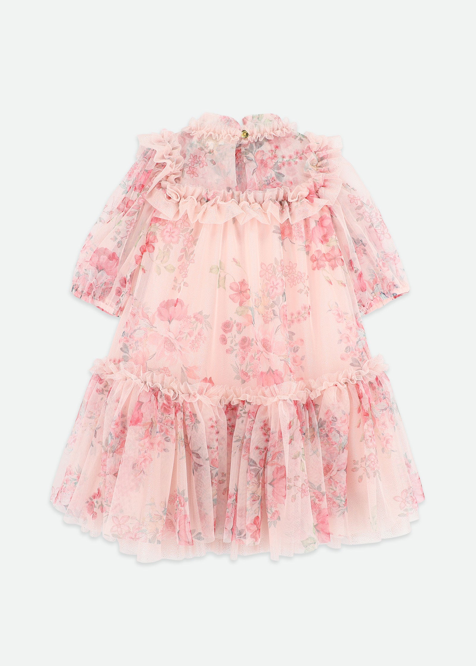 Myrtisa Posy Tulle Dress Pale Pink