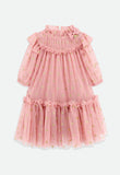 Myrtle Heart Tulle Dress Tea Rose