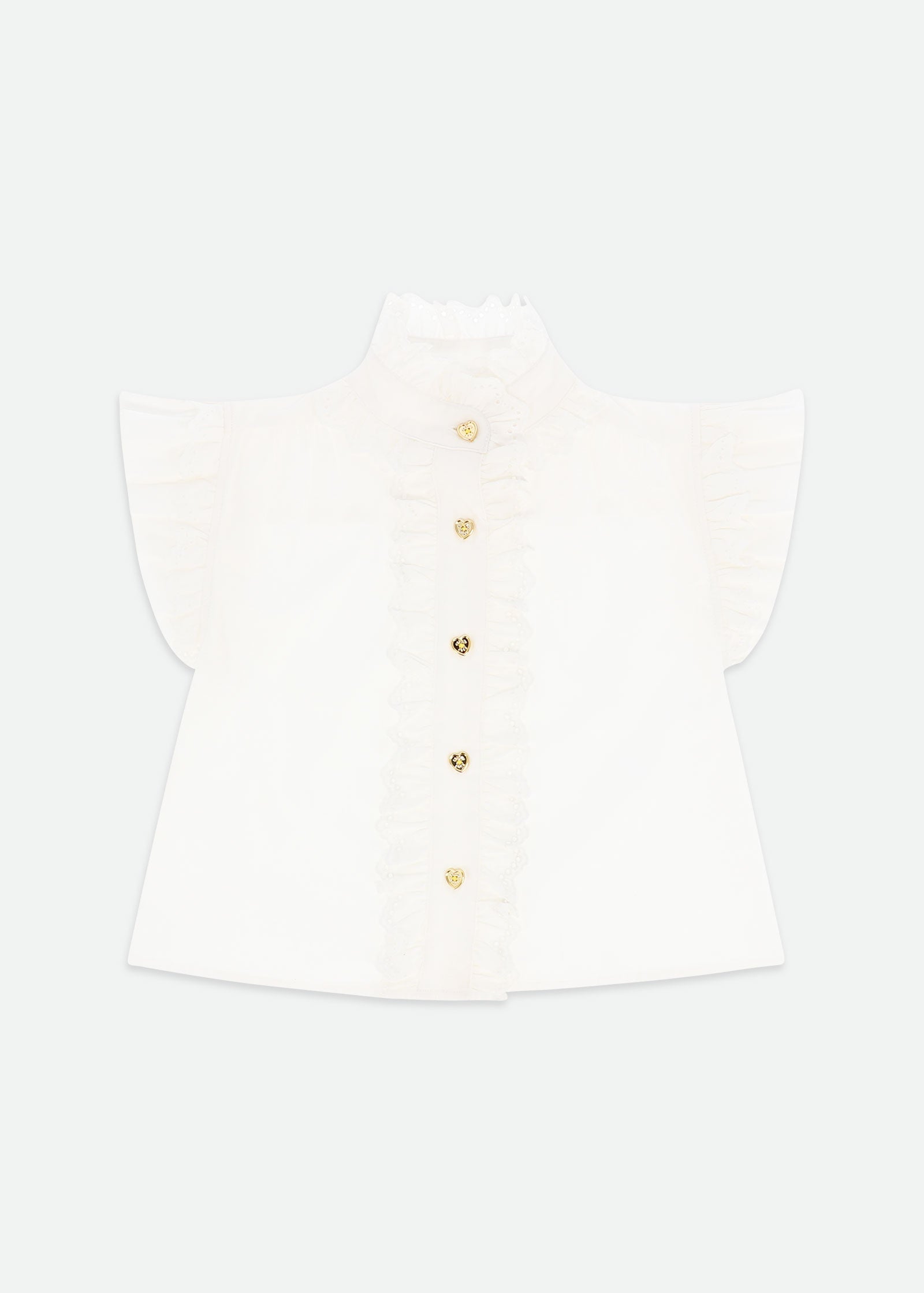 Neo Short Sleeve Blouse White