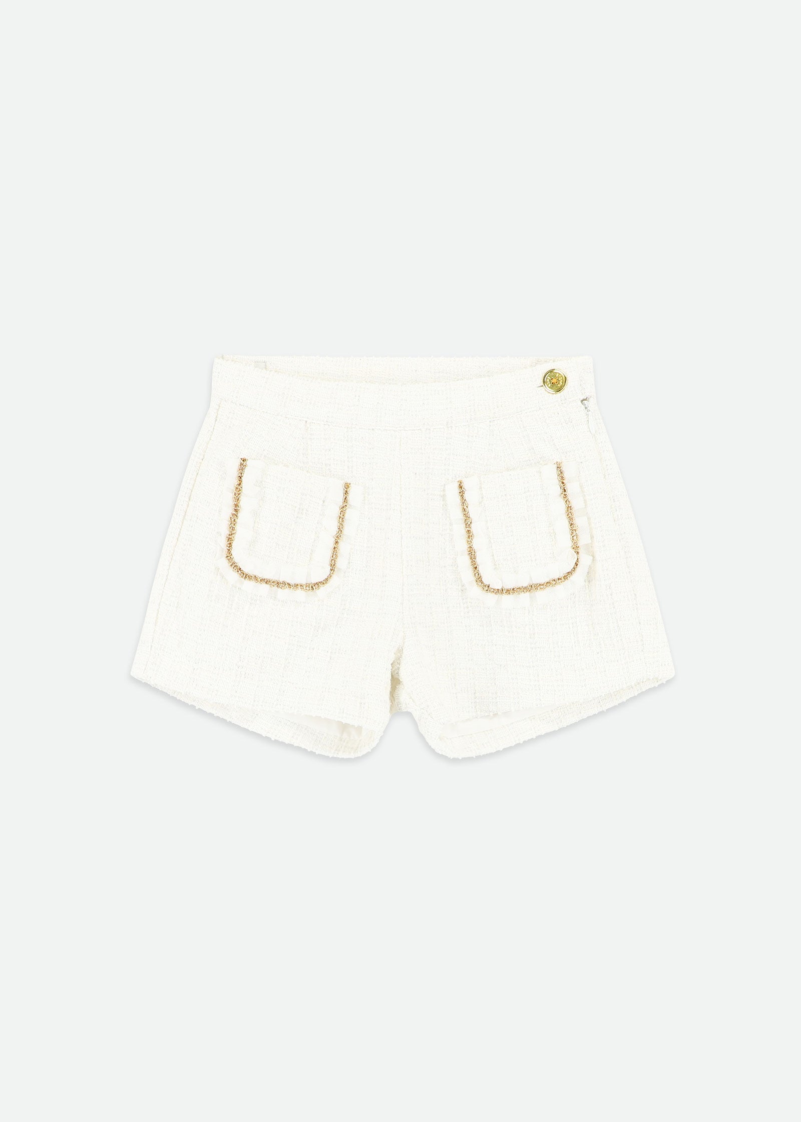 Nessa Tweed Shorts Snowdrop