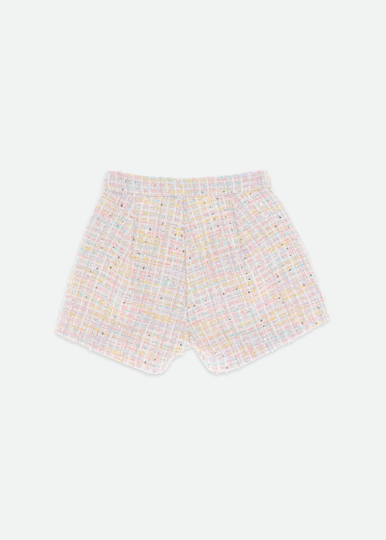 Nessa Tweed Shorts Pink Mix