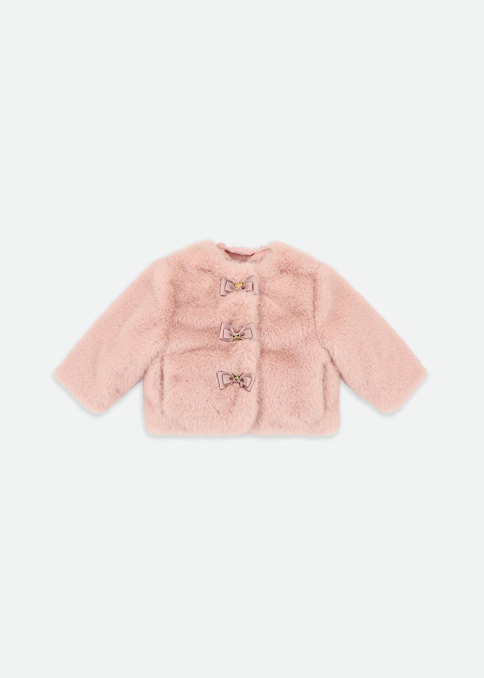 Neve Fur Baby Jacket Pink