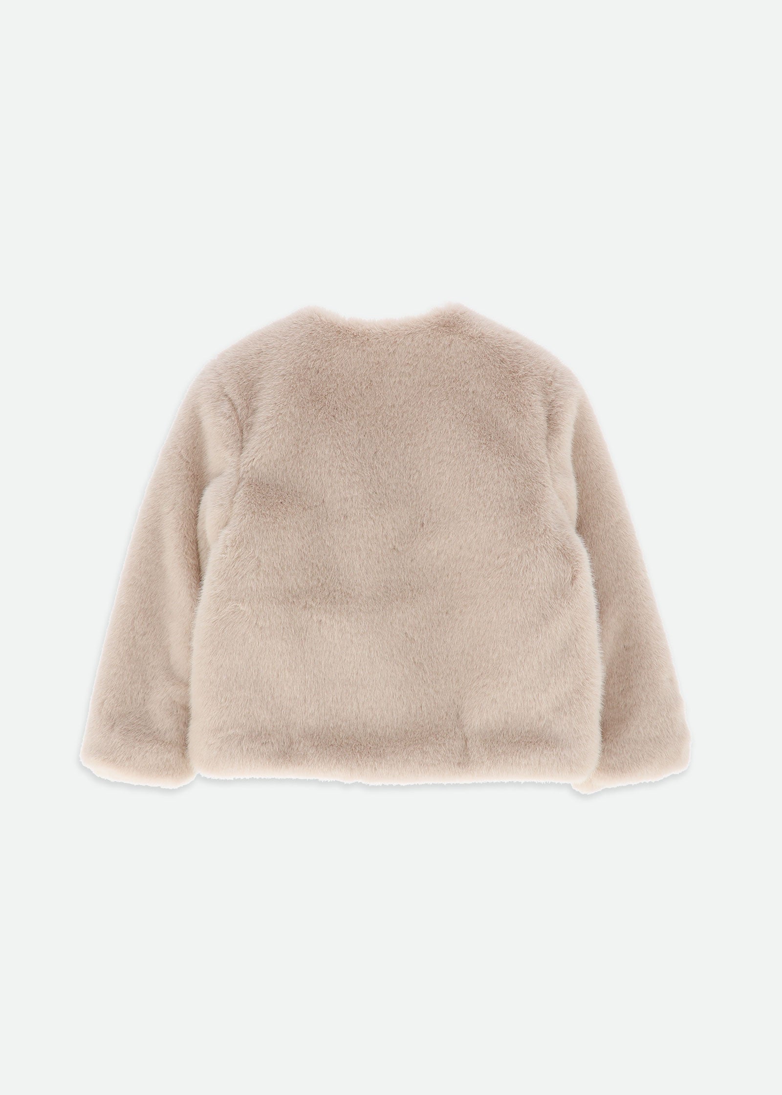 Neve Fur Jacket Biscuit