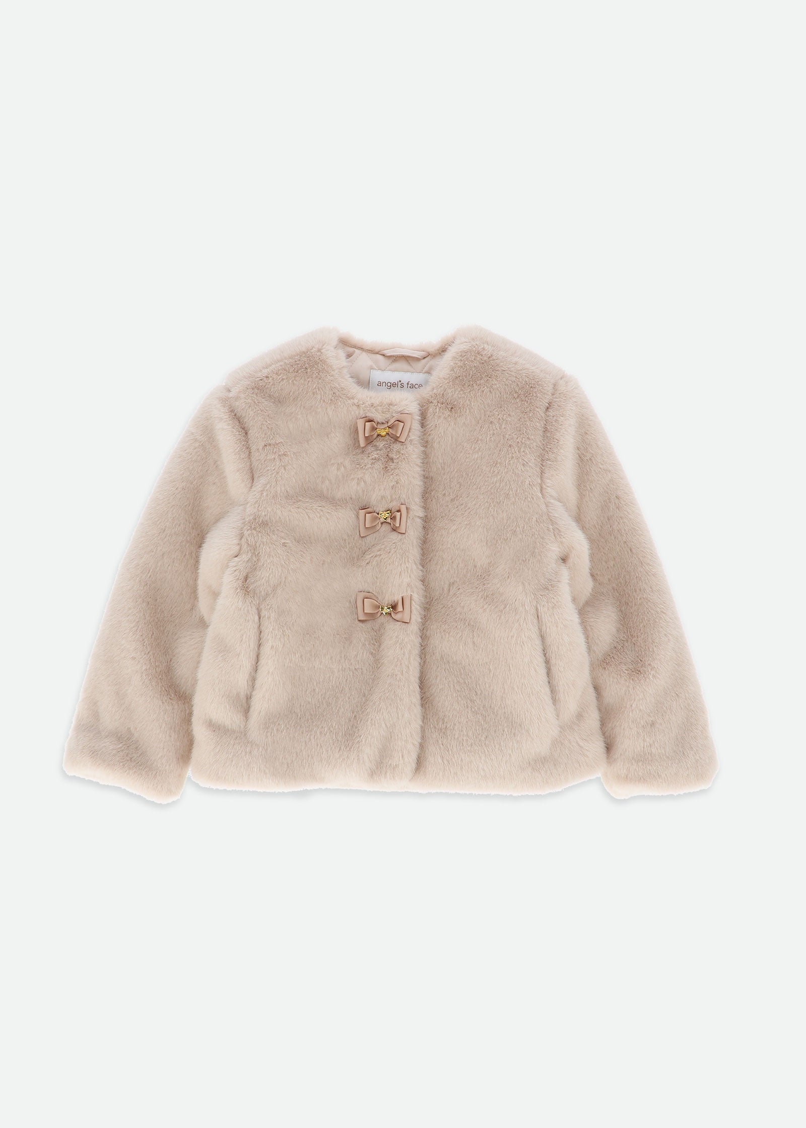 Neve Fur Jacket Biscuit