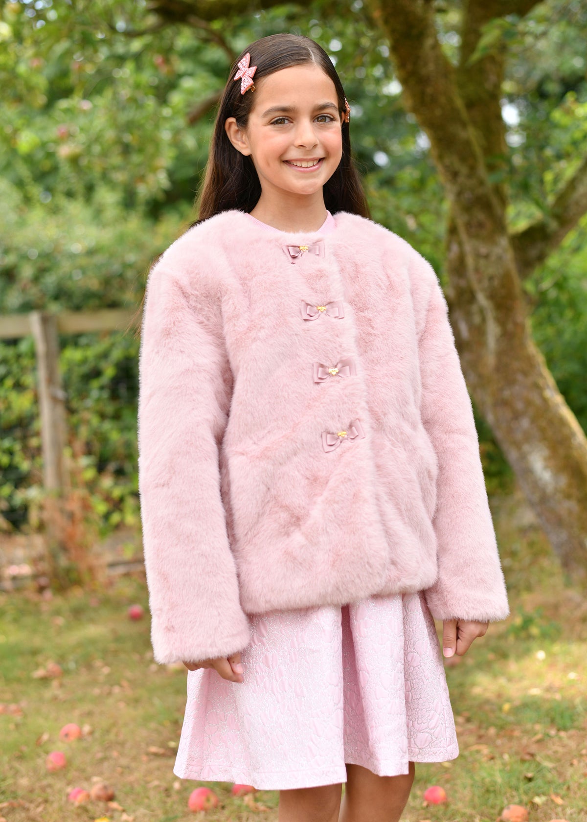 Neve Fur Jacket Pink