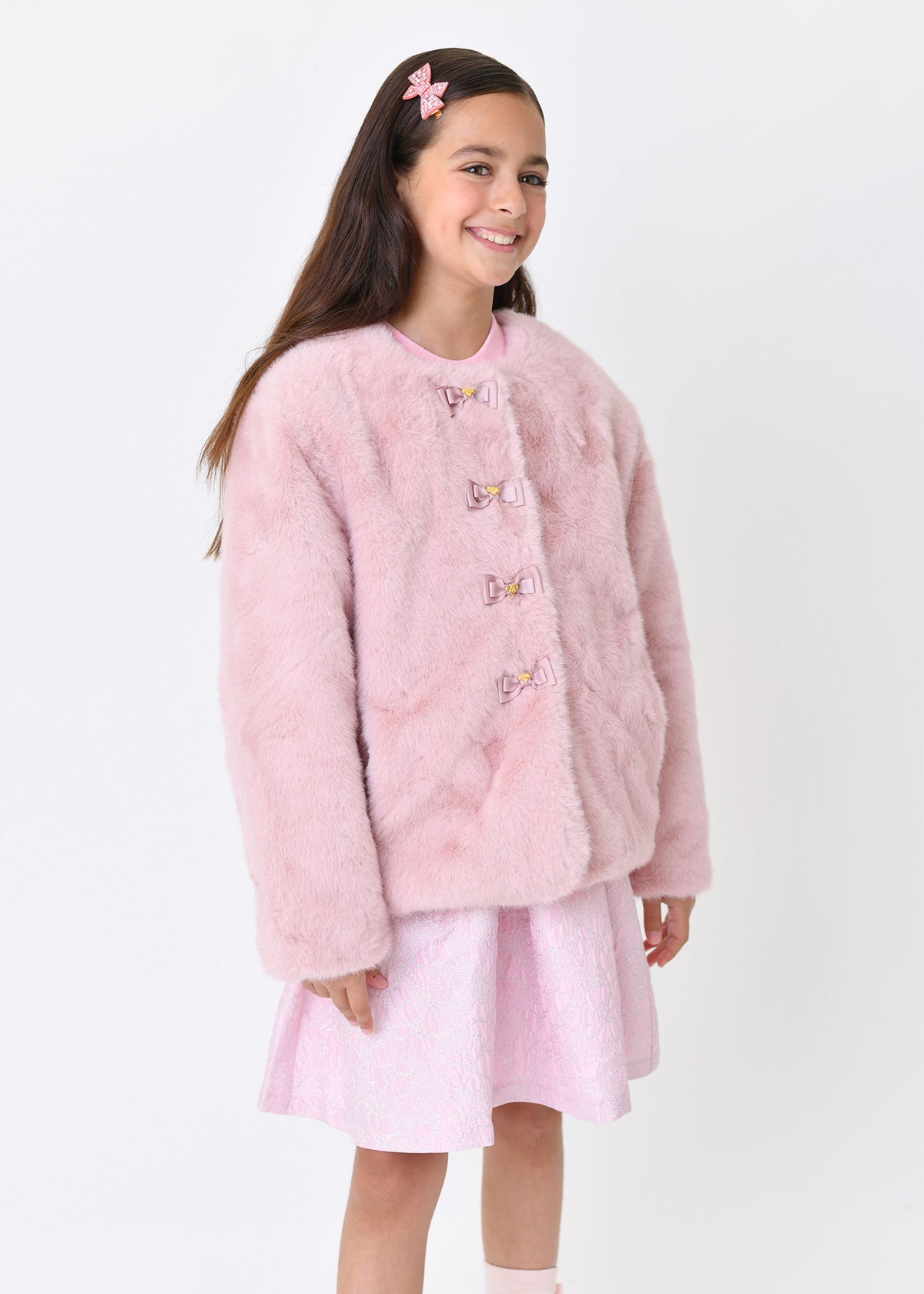 Neve Fur Jacket Pink
