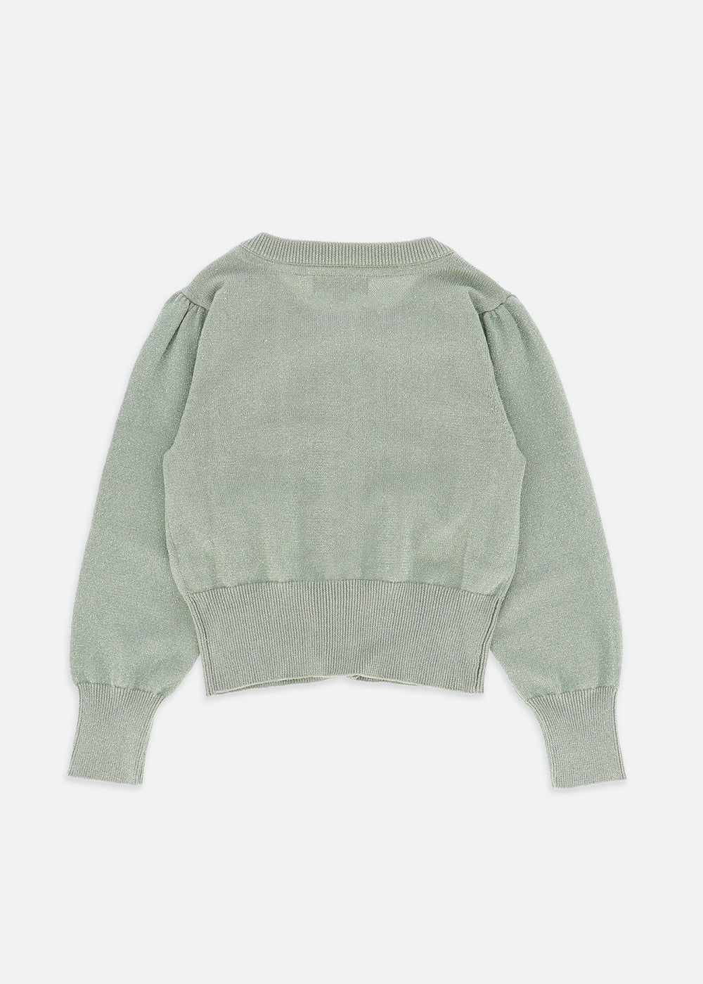 Nicolette Metallic Cardigan Sage