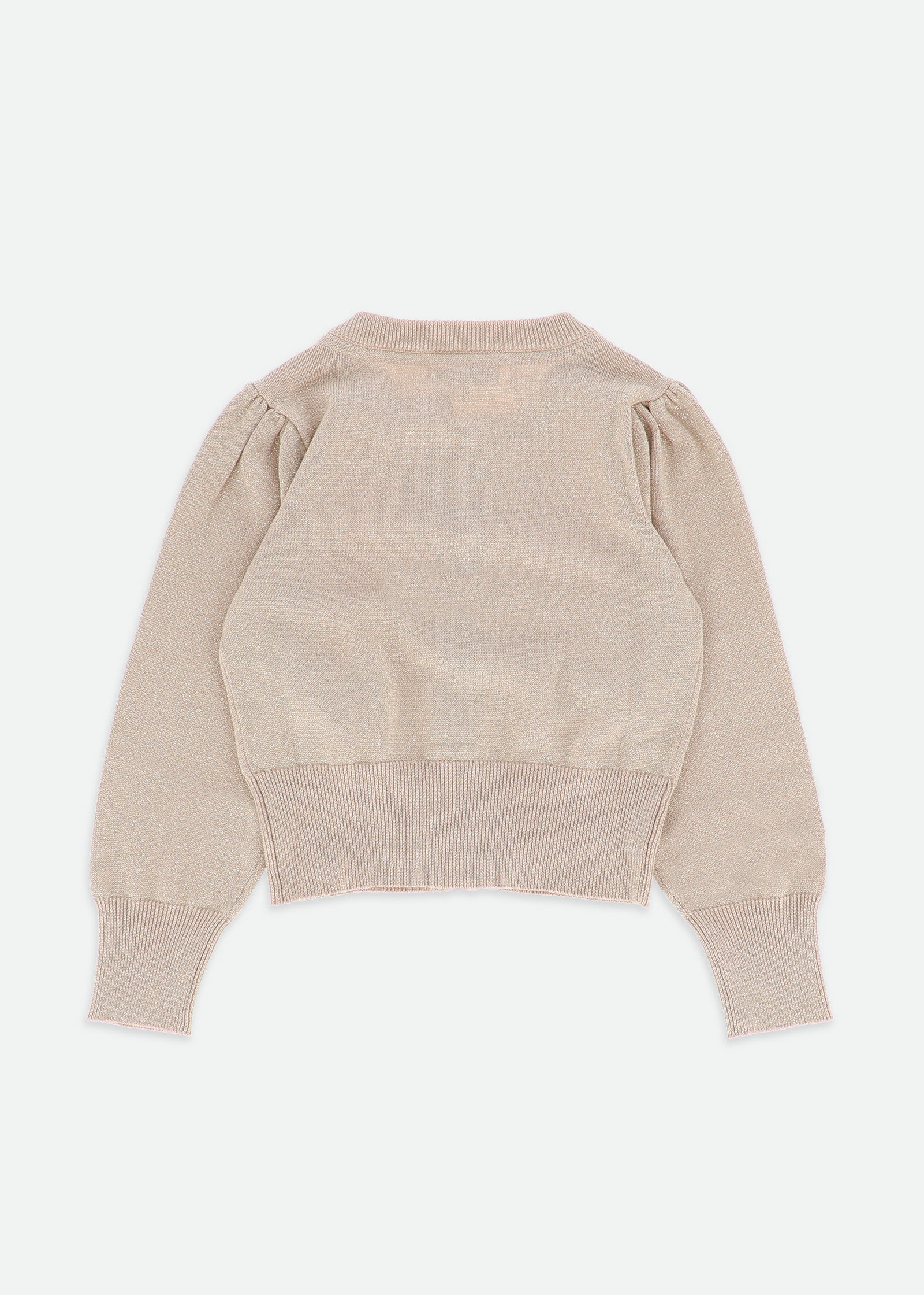 Nicolette Metallic Cardigan Sand