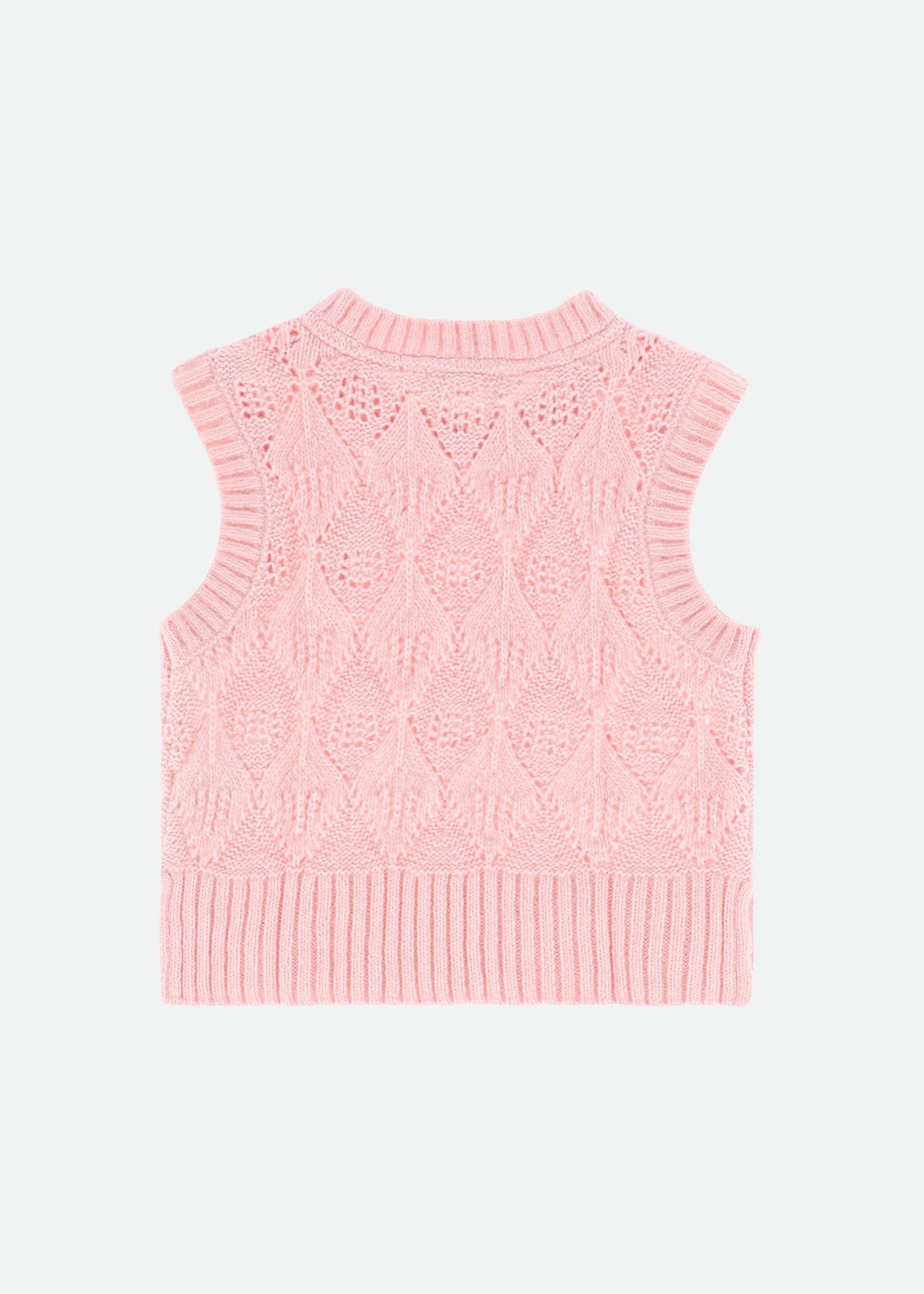 Nottingham Knit Sleeveles Pink