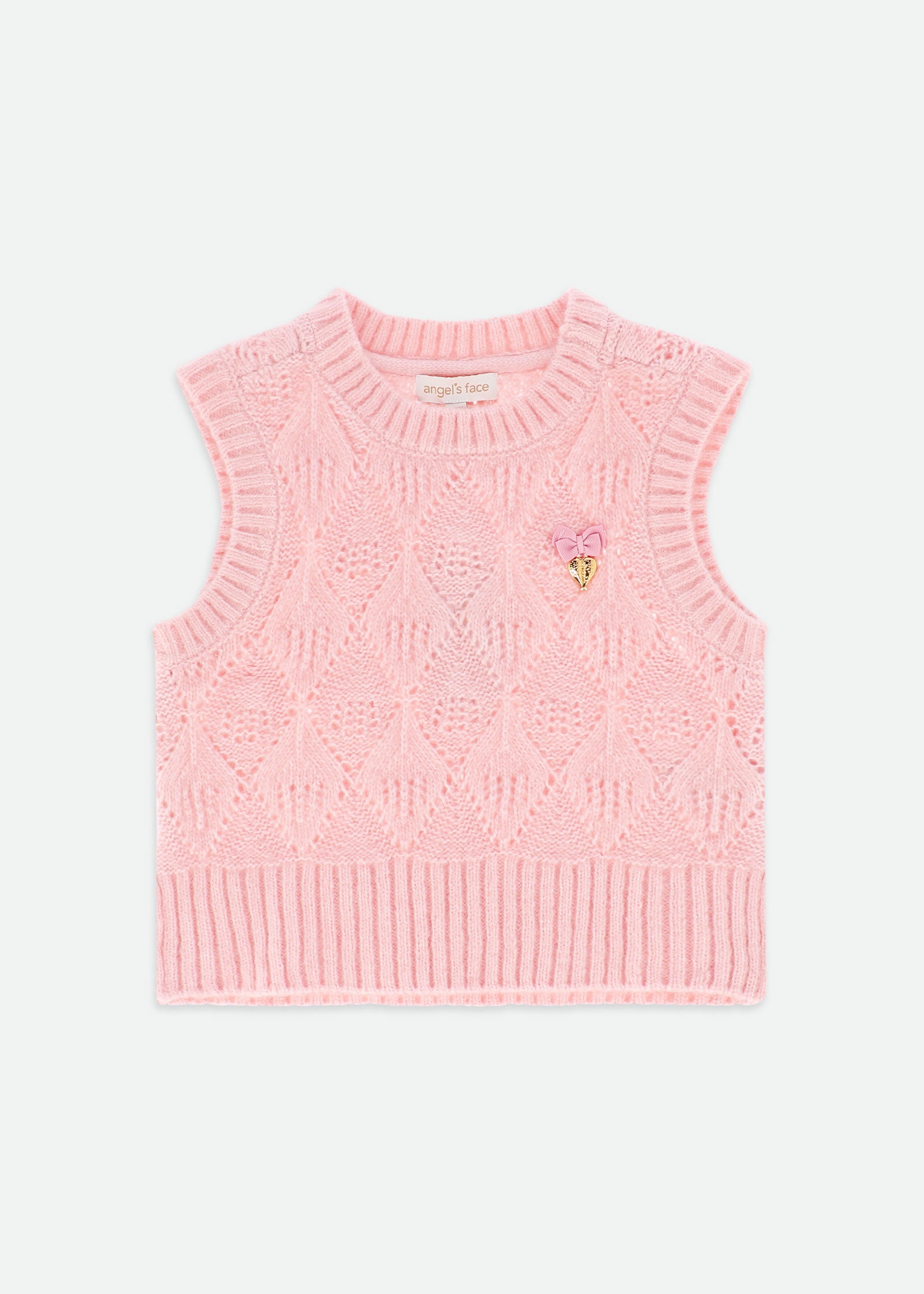 Nottingham Knit Sleeveles Pink