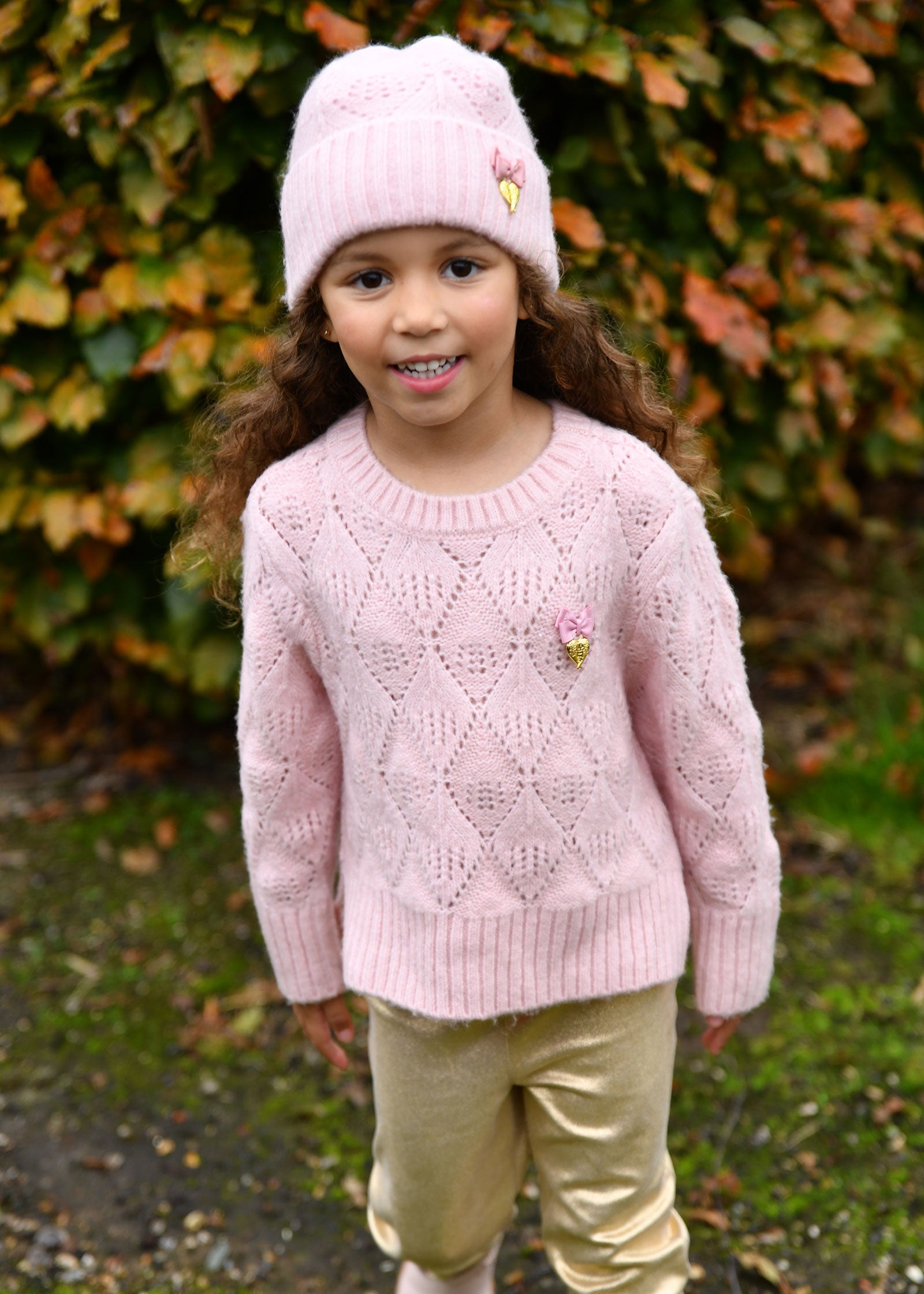 Nottingham Knit Jumper Pink