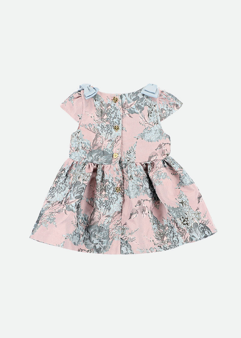 Pink floral hot sale baby dress