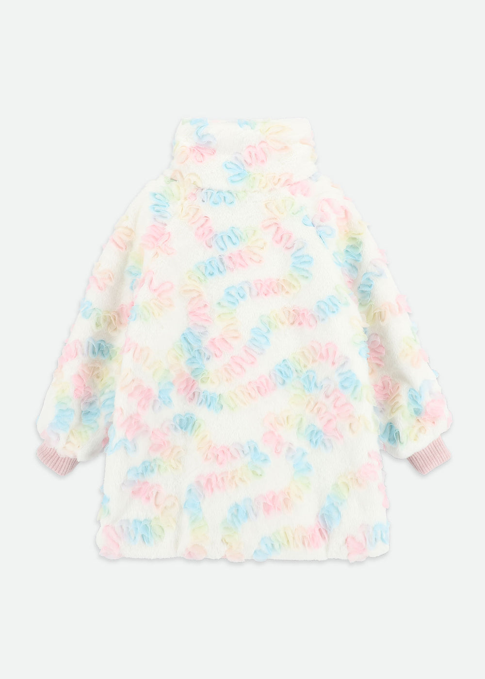 Oscars Fur Pastel Jacket Snowdrop