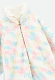 Oscars Fur Pastel Jacket Snowdrop