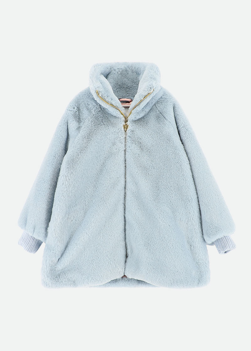 Oscars Smile Fur Jacket Blue