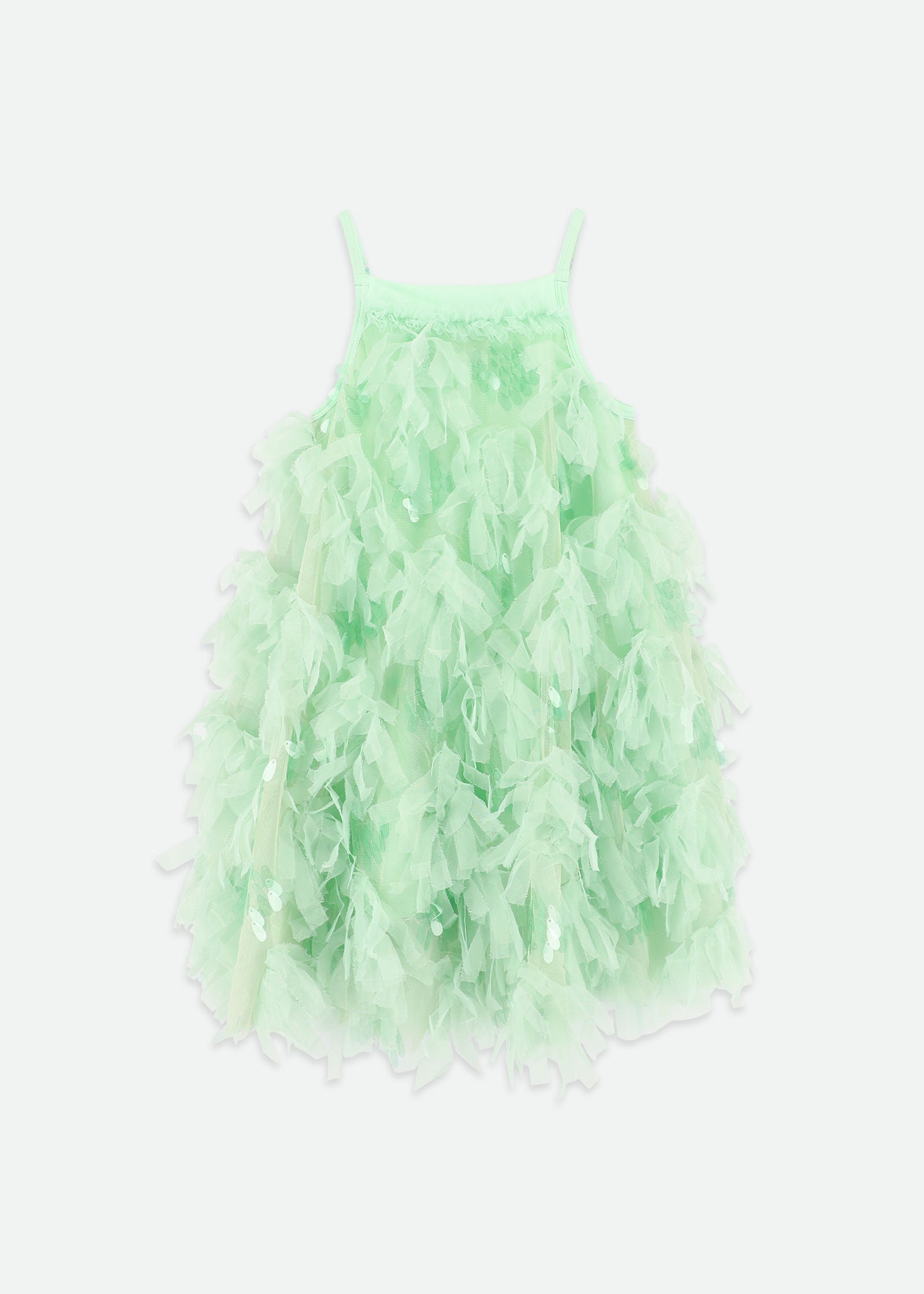 Palma 3D Tulle and Sequin Dress Mint